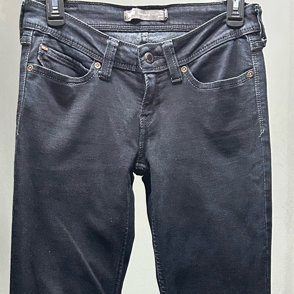 Levi's Demi Curve Low Rise Skinny Women's Jeans Size 5 Juniors Black